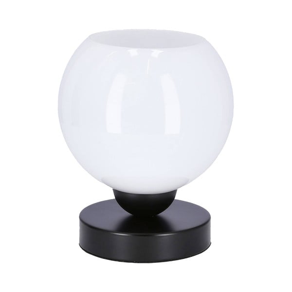 Biała lampa stołowa ze szklanym kloszem (wys. 19 cm) Caldera – Candellux Lighting