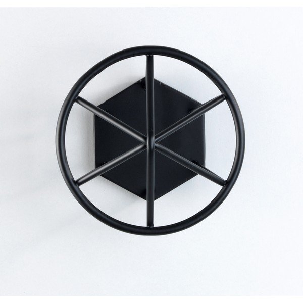 Czarny ścienny haczyk Wenko Menton-image-1