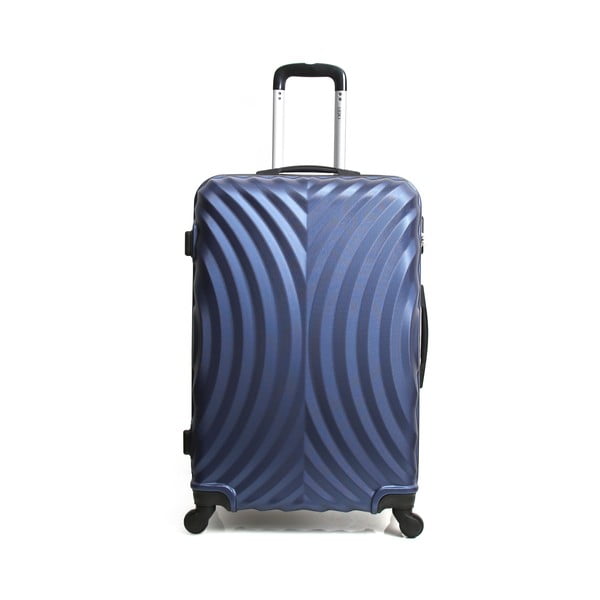 Niebieska walizka na kółkach Hero Lagos, 91 l