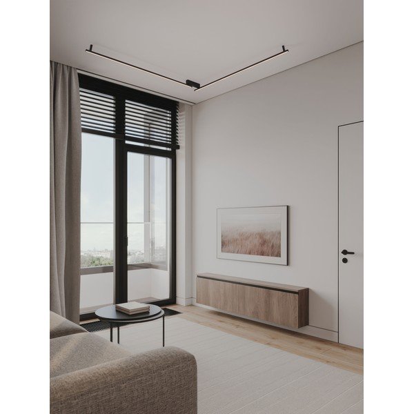 Aluminiowa lampa sufitowa LED ze ściemniaczem w kolorze matowej czerni 4x309 cm Briana – Nova Luce-image-1