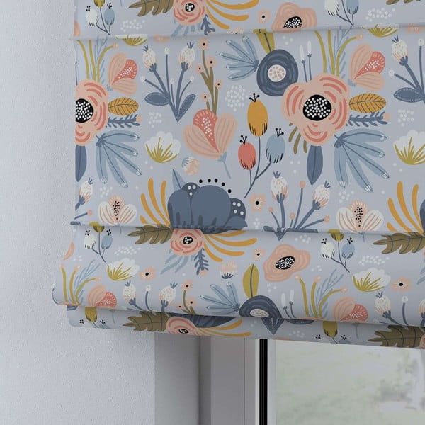 Niebiesko-pomarańczowa roleta 170x160 cm Magic – Yellow Tipi-image-4