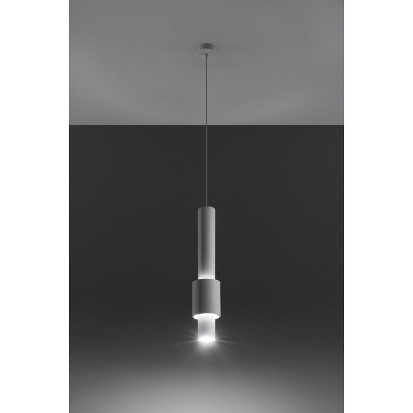 Biała lampa wisząca Sollux Nwanko-image-2