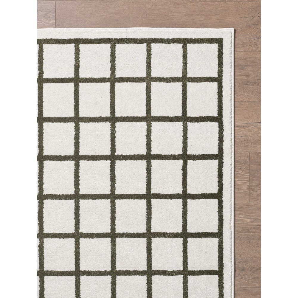 Ciemnozielony/kremowy dywan 120x170 cm Picnic – ESTE (zdjęcie 7)