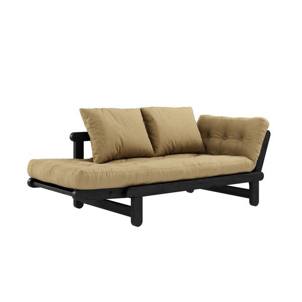 Sofa wielofunkcyjna Karup Design Beat Black/Wheat Beige-image-4