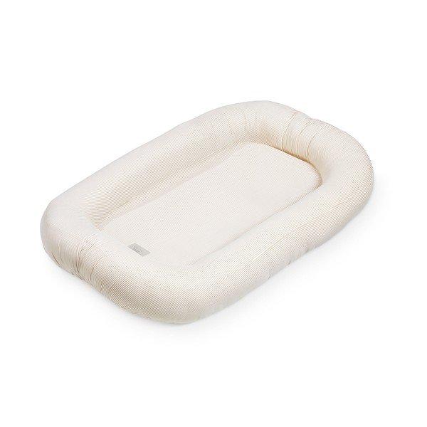 Beżowy kokon dla niemowląt 52x84 cm Classic Stripes Camel – Cam Cam Copenhagen