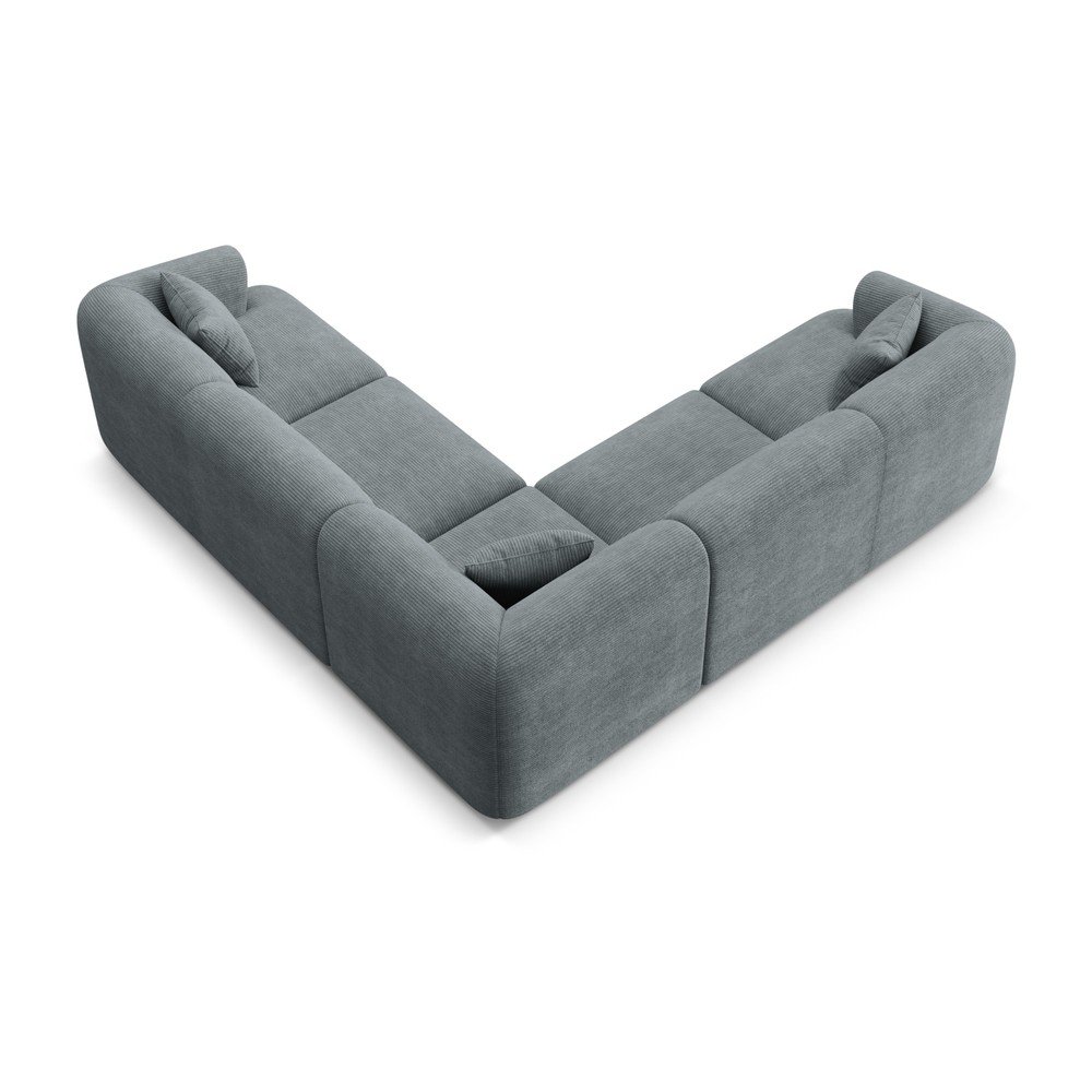 Ciemnoszary sztruksowy narożnik Campi – Cosmopolitan Design (zdjęcie 4)