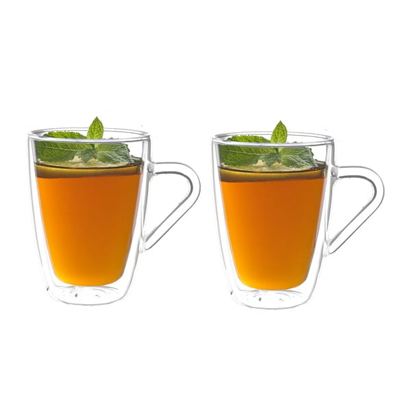 Zestaw 2 szklanek z podwójną ścianką Bredemeijer Tea, 340 ml