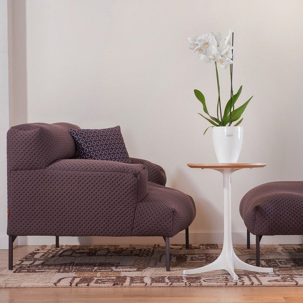 Biała doniczka samonawadniająca Plastia Calimera A2, ø 17 cm-image-1