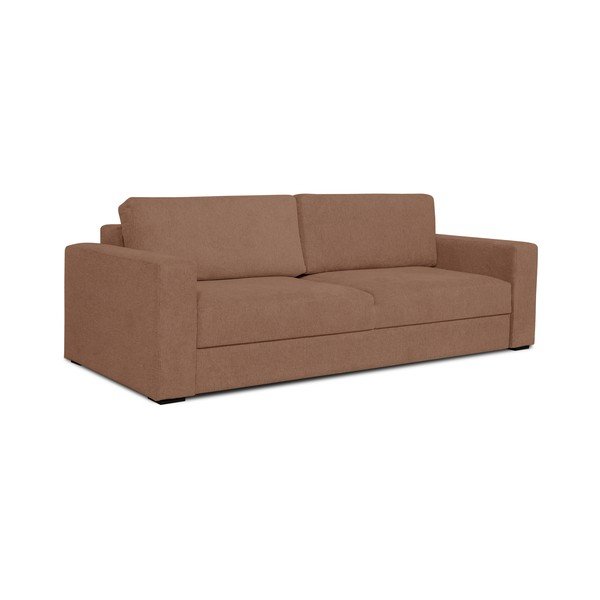 Brązowa sofa rozkładana 238 cm Resmo – Scandic-image-1