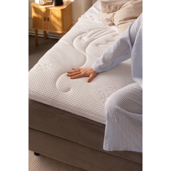 Średnio twardy piankowy topper 160x200 cm Moon Wave – Bonami Selection-image-1