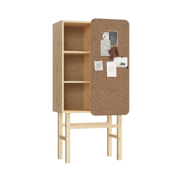 Regał z drewna sosnowego z tablicą Karup Design Slide-image-4