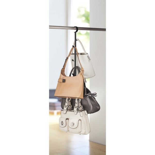 Czarny wieszak do szafy Yamazaki Tower-image-2