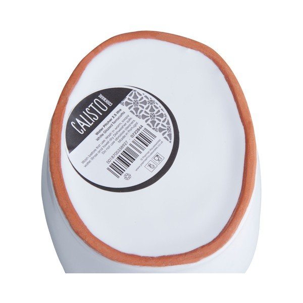 Biały dzban z glazurowanej terakoty Premier Housewares, 2,5 l-image-4