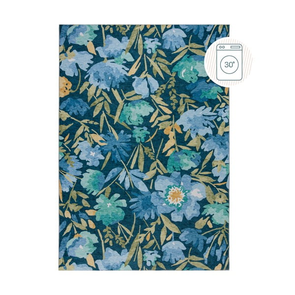 Niebieski dywan odpowiedni do prania 230x160 cm Alyssa – Flair Rugs