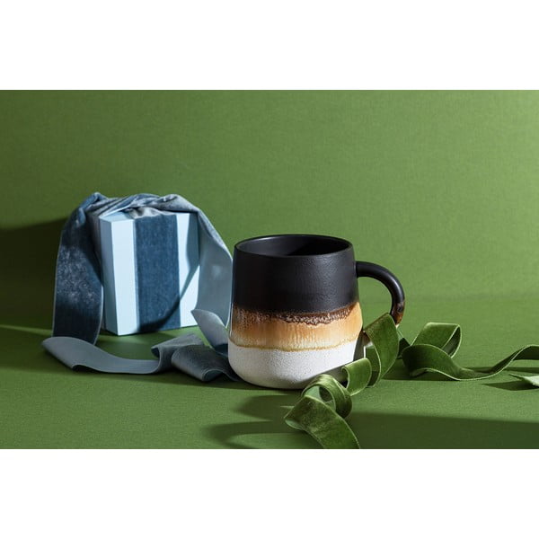 Czarny kamionkowy kubek 360 ml Mojave – Sass & Belle-image-3