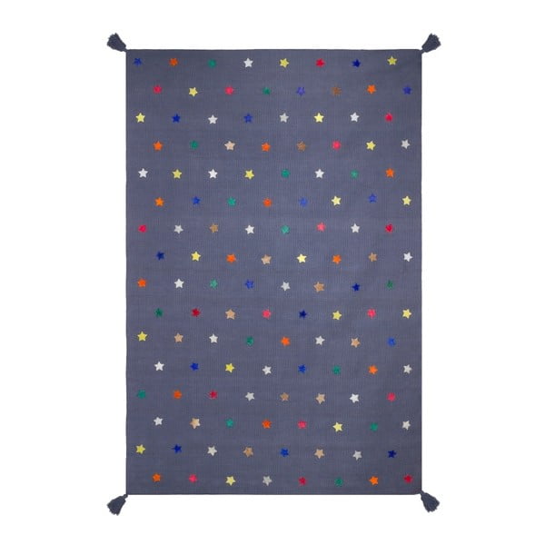 Niebieski dywan Art For Kids Stars, 140x200 cm