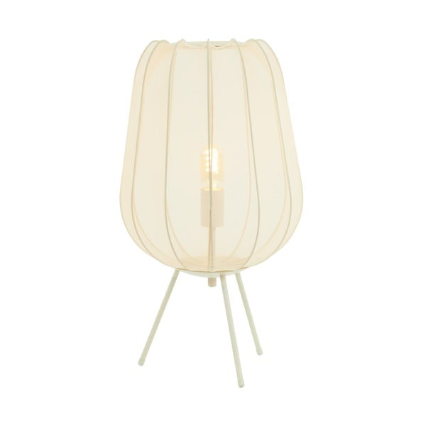 Kremowa lampa stołowa (wysokość 60 cm) Plumeria – Light & Living