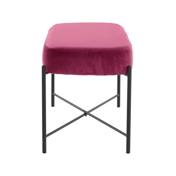 Różowa aksamitna ławka Berry – Støraa-image-2