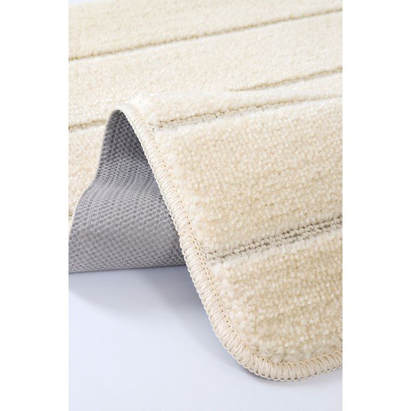 Kremowe dywaniki łazienkowe zestaw 2 szt. 50x80 cm Yeni Cizgli – Foutastic-image-3