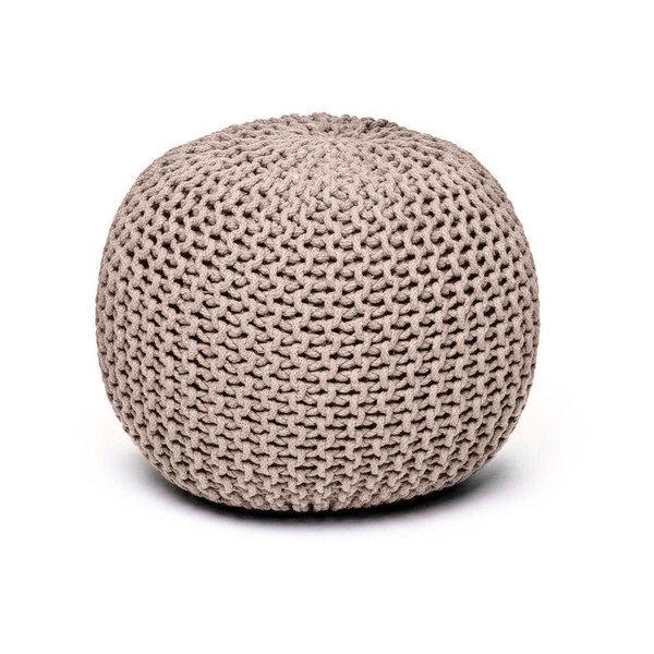 Szarobrązowy puf Bonami Essentials Jagger