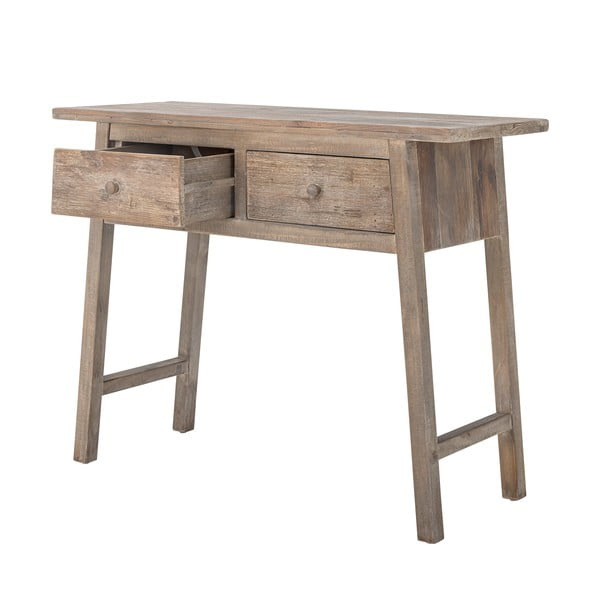 Konsola z litego drewna sosnowego w naturalnym kolorze 40x100 cm Camden – Bloomingville-image-3