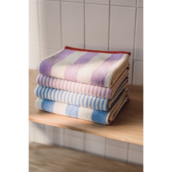 Brązowy/kremowy bawełniany ręcznik frotte 50x80 cm Gobo – noo.ma-image-1