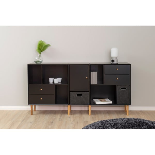 Czarny element regału modułowego 43x33 cm Z Cube – Tenzo-image-1