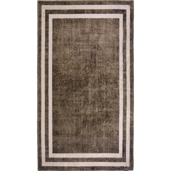 Brązowy dywan odpowiedni do prania 150x80 cm – Vitaus