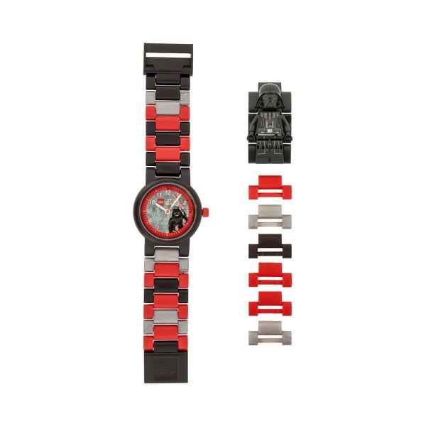 Czerwono-czarny zegarek z figurką LEGO® Star Wars Darth Vader-image-2
