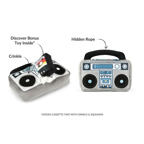 Zabawka dla psa Magnetofon z wszytą kasetą – P.L.A.Y.-image-3