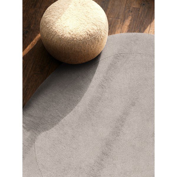 Szary okrągły dywan z mieszanki wełny tkany ręcznie ø 160 cm Kari Organic – Villeroy&Boch-image-2