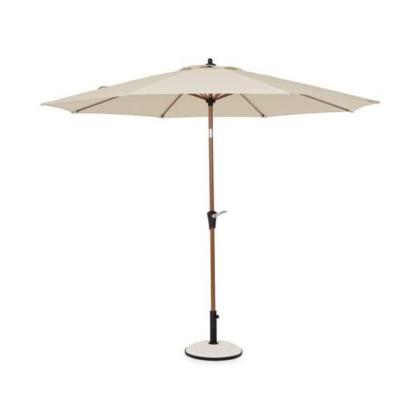 Beżowy parasol ogrodowy ø 300 cm Palinuro – Bizzotto