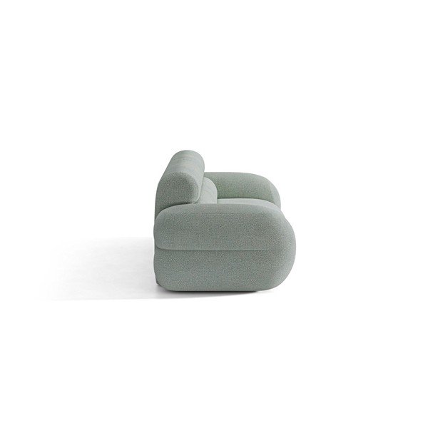 Niebieska sofa z tkaniny szenilowej 220 cm Neo – Micadoni -image-2