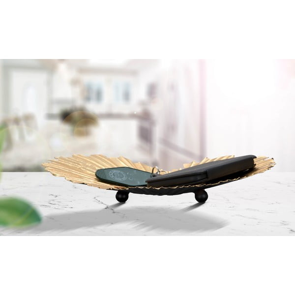 Metalowa taca dekoracyjna 29x25 cm Heart – Mauro Ferretti-image-1