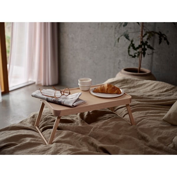 Stolik z litego drewna jesionowego 32x49,5 cm Inu – Zone-image-1