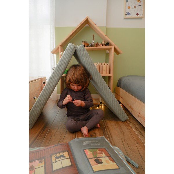 Jasnoniebieski sztruksowy puf dziecięcy Montessori – Little Nice Things-image-3