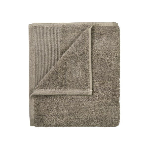 Zestaw 4 brązowych bawełnianych ręczników Blomus, 30x30 cm