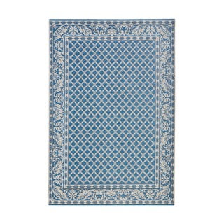 Niebiesko-kremowy dywan odpowiedni na zewnątrz NORTHRUGS Royal, 115x165 cm