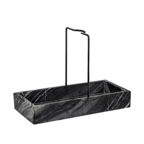 Ciemnoszary kamienny organizer do zlewu Marble – Mette Ditmer Denmark