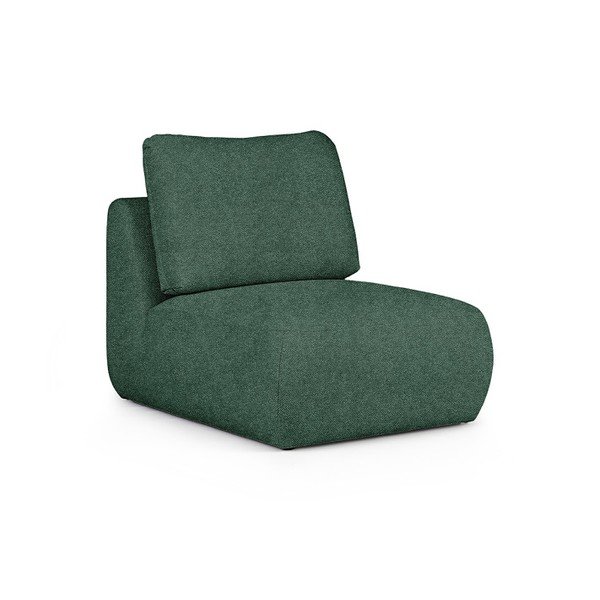 Zielony fotel z materiału bouclé Mirel – Rodier