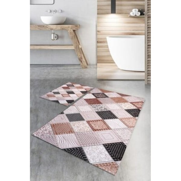 Dywaniki łazienkowe zestaw 2 szt. 60x100 cm – Mila Home-image-1