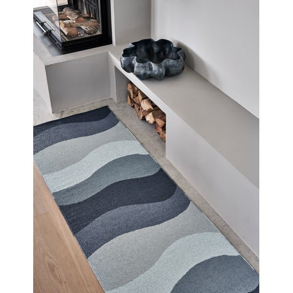 Niebieski chodnik odpowiedni na zewnątrz 70x300 cm Urvi Water – Pappelina-image-4