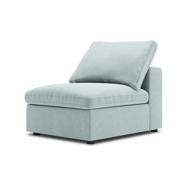 Jasnoniebieska środkowa część sztruksowej sofy modułowej Windsor & Co Sofas Galaxy-image-2