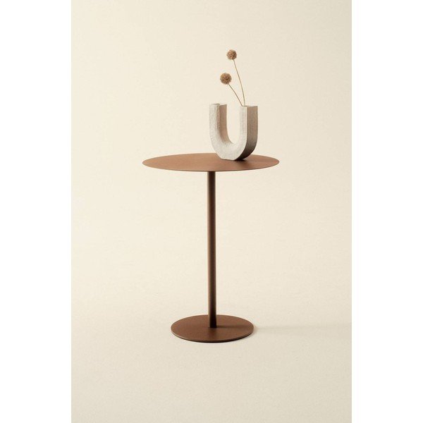 Metalowy okrągły stolik ø 40 cm Heby – Jotex-image-1