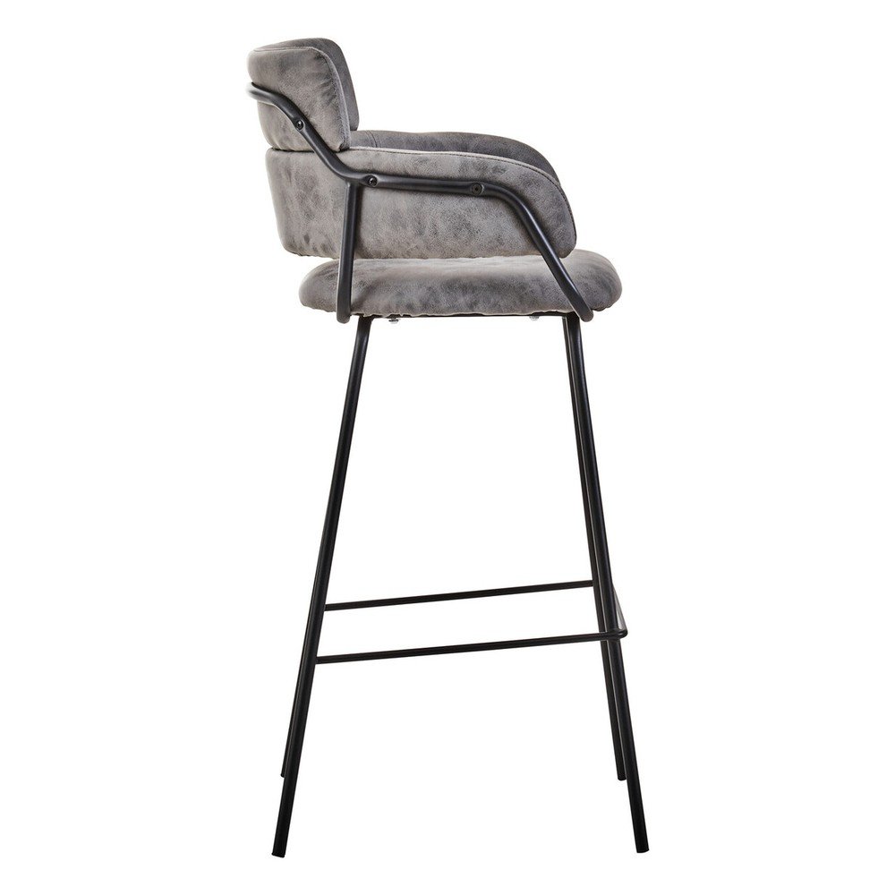 Czarny/szary tapicerowany hoker Tamzin – Premier Housewares (zdjęcie 5)