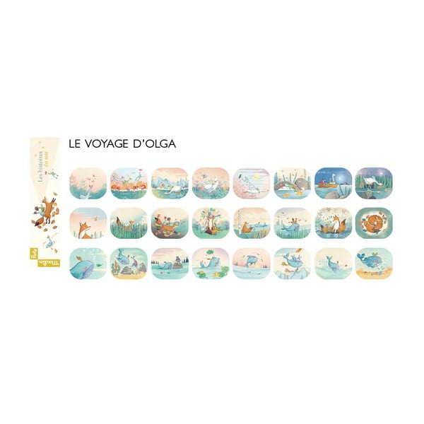 Latarka z projektorem historyjek Moulin Roty Przygody gąski Olgi-image-1