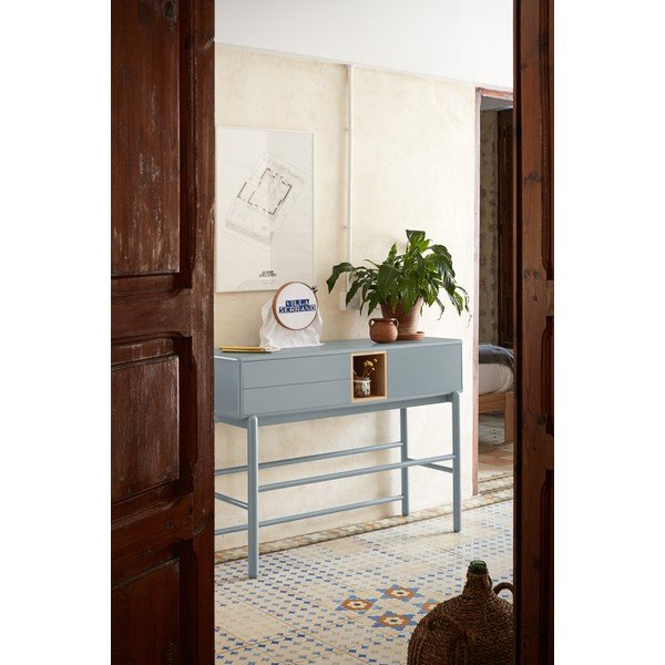 Niebieska/szara konsola 35x120 cm Corvo – Teulat-image-1