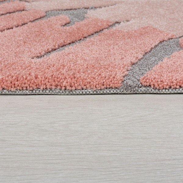 Różowo-żółty dywan Flair Rugs Woodgrain, 120x170 cm-image-3