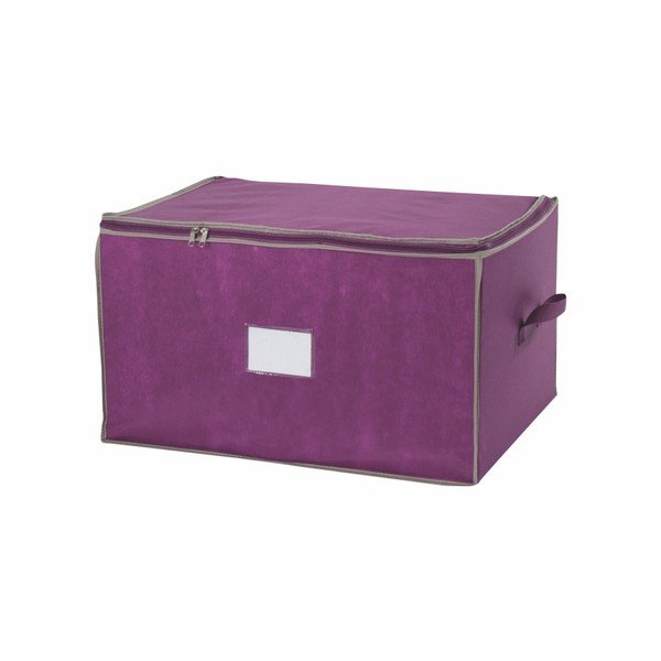 Fioletowy pojemnik z wewnętrzym workiem próżniowym Compactor Tote, pojemność 108 l-image-1