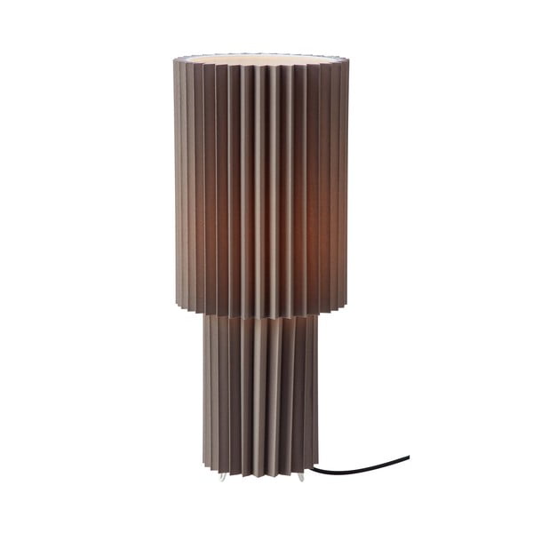 Szara lampa stołowa z tekstylnym kloszem (wysokość 45 cm) Catis – Markslöjd